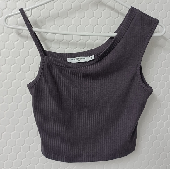 BOLONGARO TREVOR sleevless crop top - Picture 1 of 3